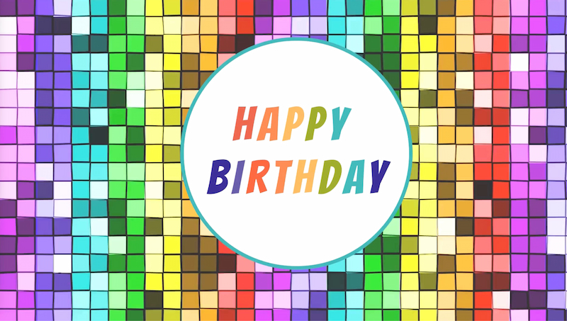 Happy Birthday - Colorful